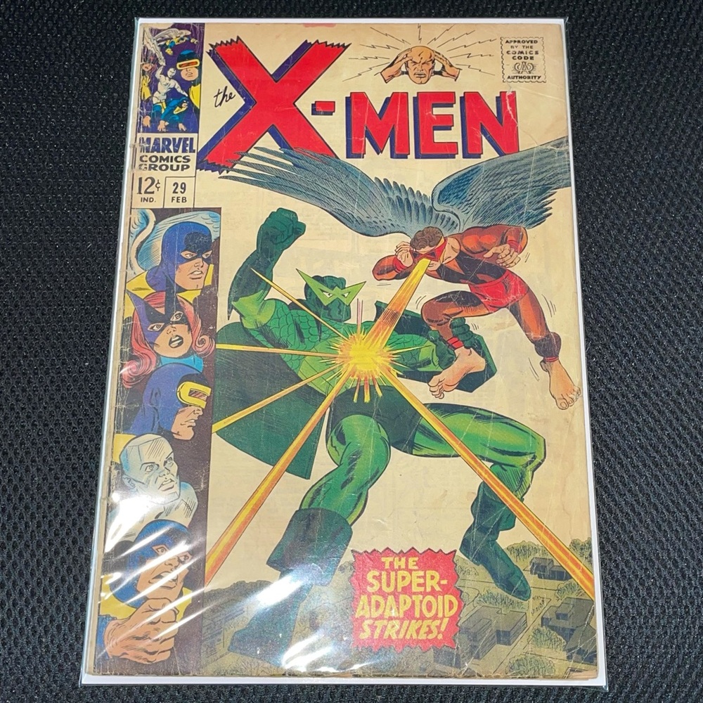 VINTAGE 1967 MARVEL THE X-MEN Adaptoid Mimic & Cyclops Silver Age Comic #29